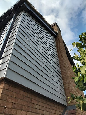 Fibre Cement Cladding Installed By Pro-Frame Window Installations in Swindon
