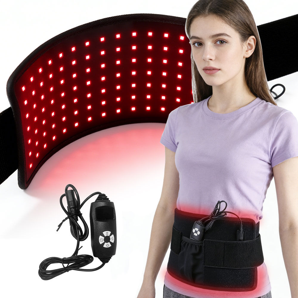Red Light Infrared Therapy Belt 120pcs LED Devices for Body Back Knee Hands Reli