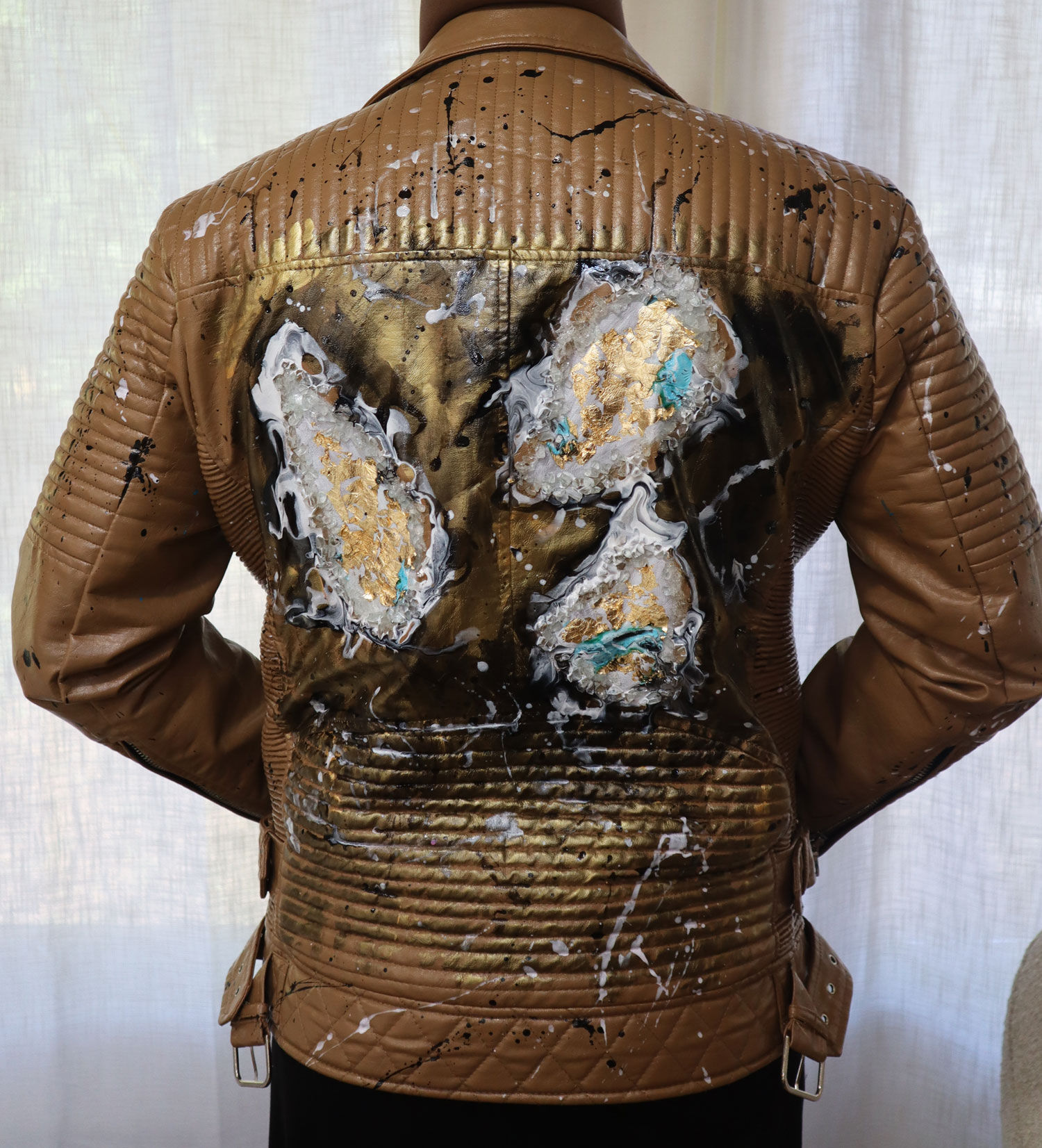 Gold Rush Moto Jacket (Tan)