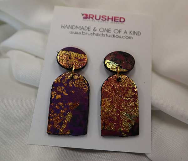 Thumbnail: Inked In Love (Stone Earrings)