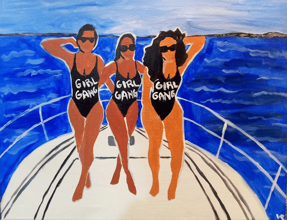 PRIVATE VIRTUAL PAINT PARTY: It's Vee Day