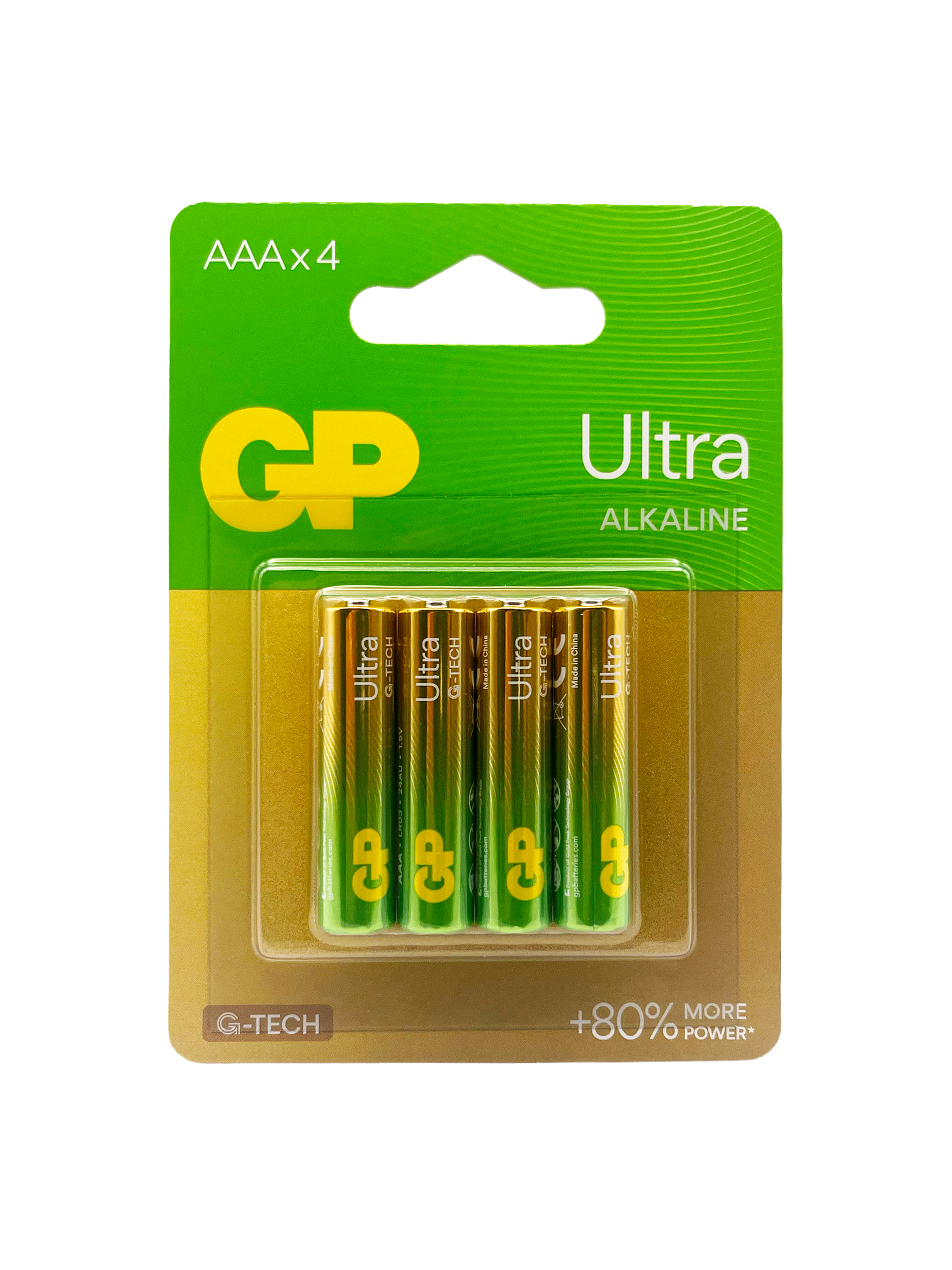 GP Ultra Alkaline AAA | Blíster de 4