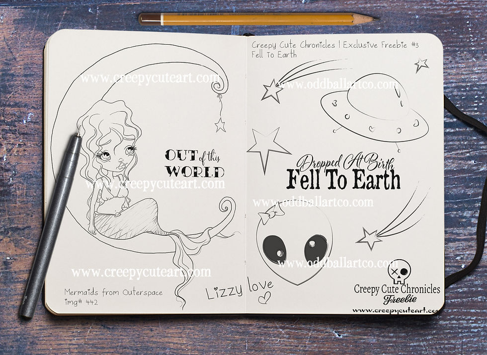 Thumbnail: CCC#3 FELL TO EARTH Creepy Cute Chronicles
