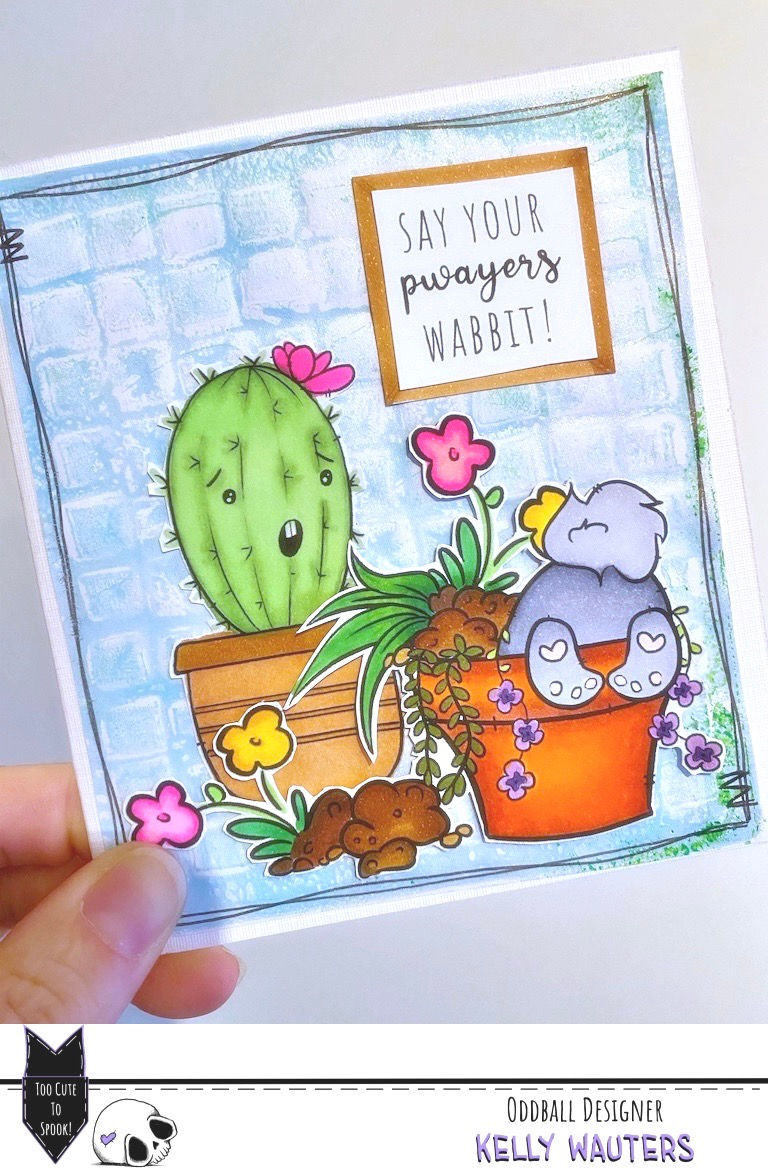 Thumbnail: CCC# 147 BUNNY BUTT DIGI STAMP Creepy Cute Chronicles