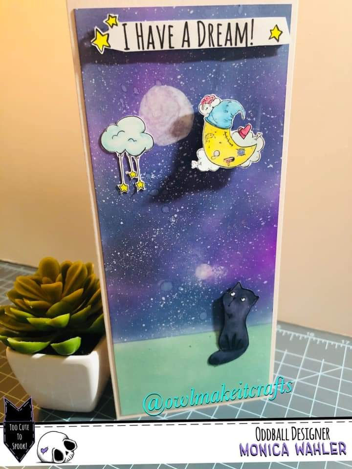 Thumbnail: CCC# 120 I HAVE A DREAM DIGI STAMP Creepy Cute Chronicle