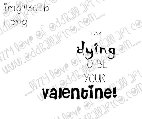 Thumbnail: Digital Stamp Zombie Valentine Undead Leni Image No.367