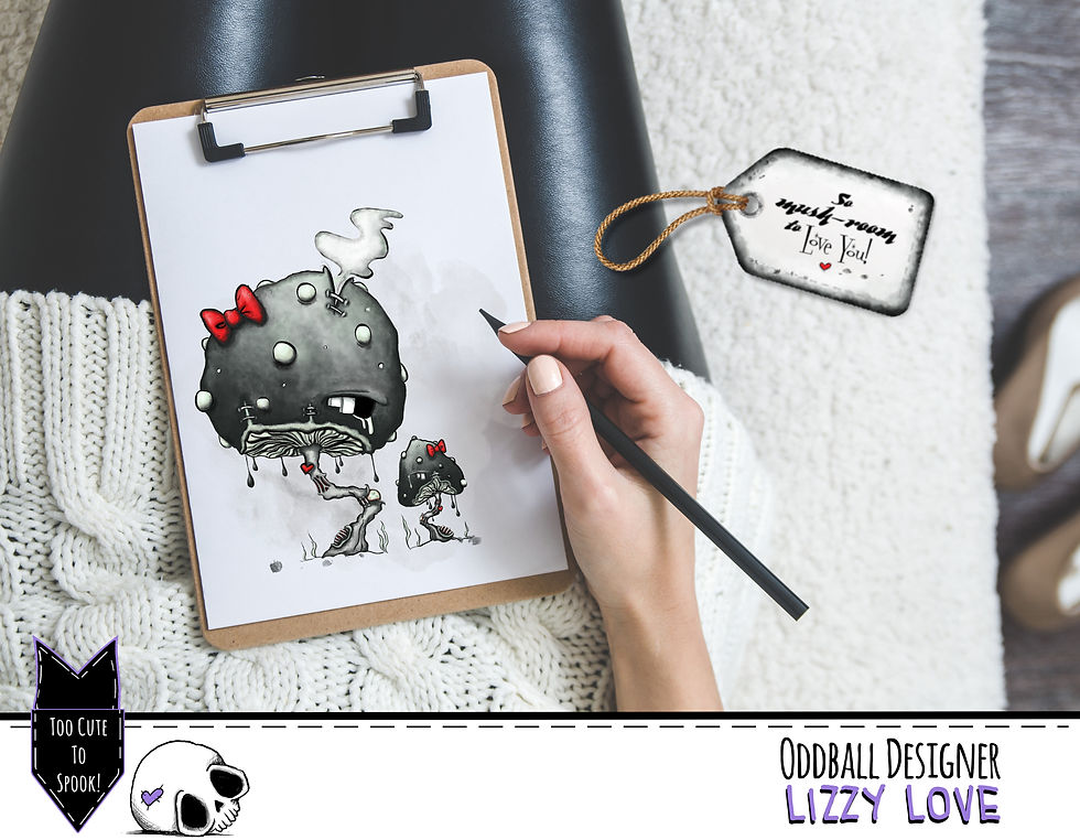 Thumbnail: CCC# 123 FOGGY FOREST FLOOR DIGI STAMP Creepy Cute Chronicles