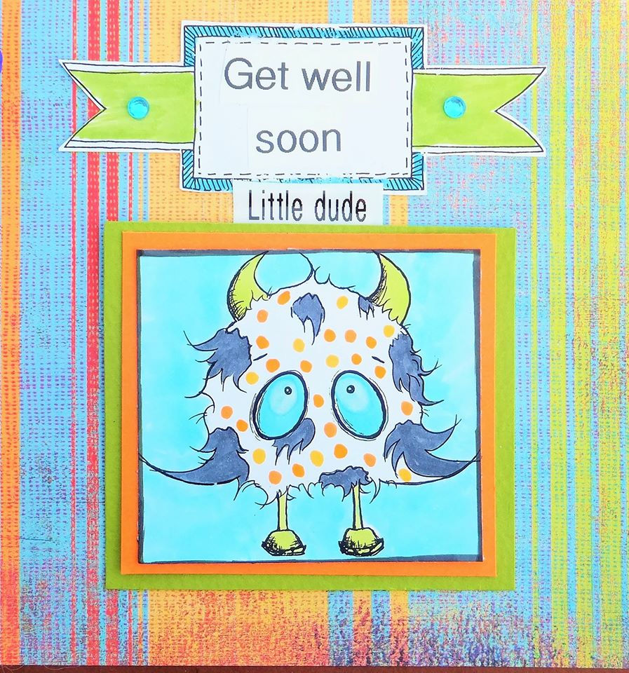 Thumbnail: Digital Stamp Big Eye Creep Mr.Monster Image No. 225