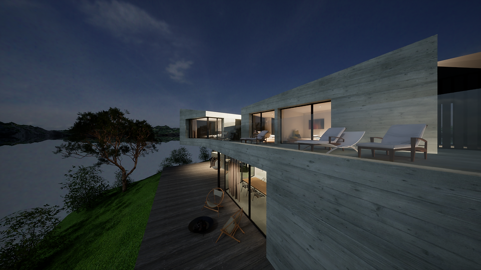 Maison tout en béton