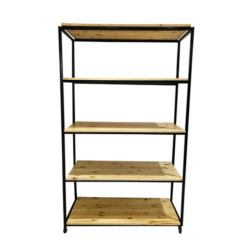 5 Tier Pine Shelving Unit SteelStuff