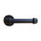 Thumbnail: Black Industrial Pipe Toilet Roll Holder