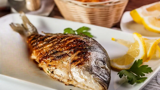 ★ Grilled Seabream Meal-Menu Dourada Grelhada