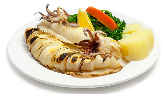 Menu Lulas Grelhadas
