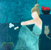Ruti.
Painting on display at
Gallery with a Cause, benefiting the NM Cancer Center Foundation.