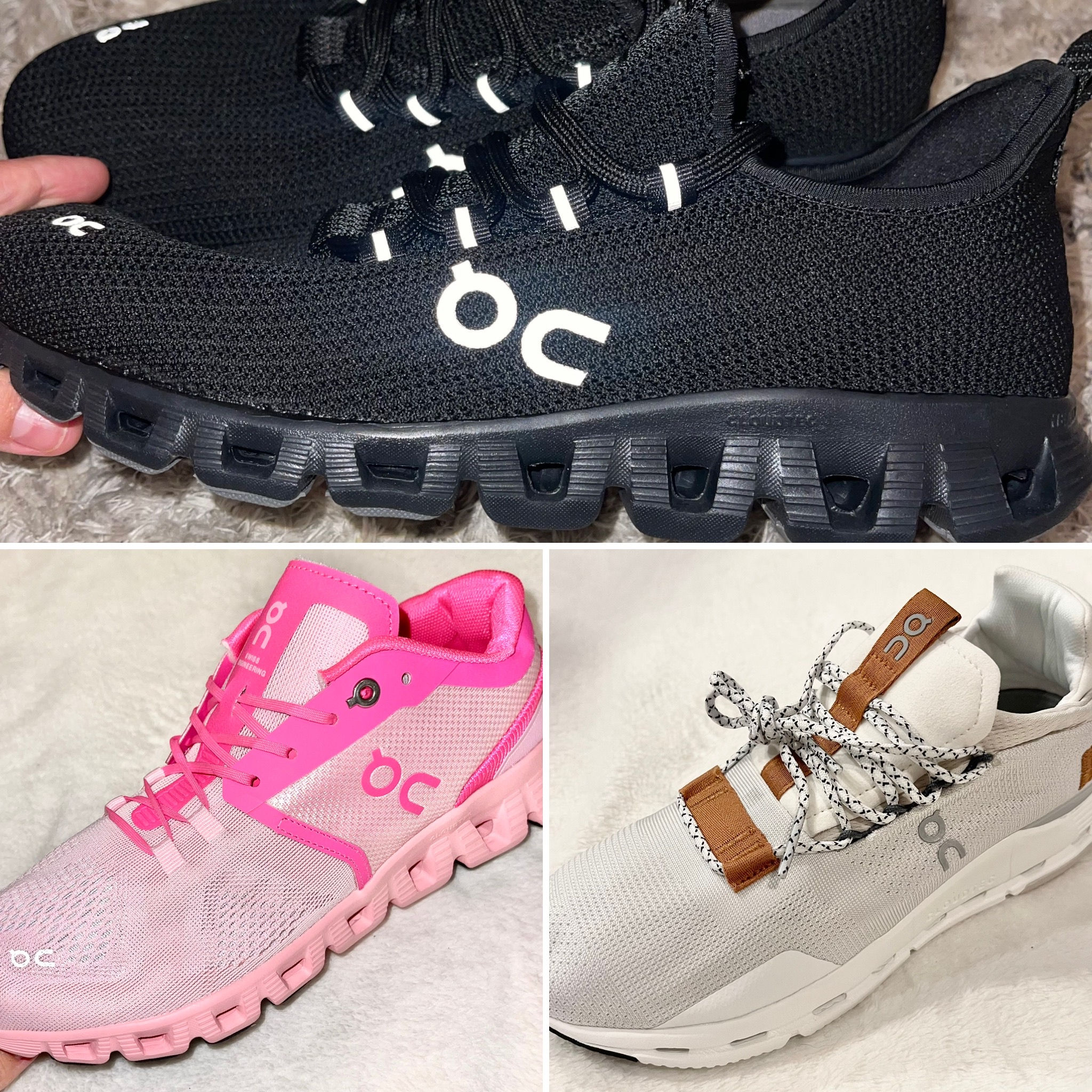 On Cloud tennis shoes (swipe pics to see more colors!)