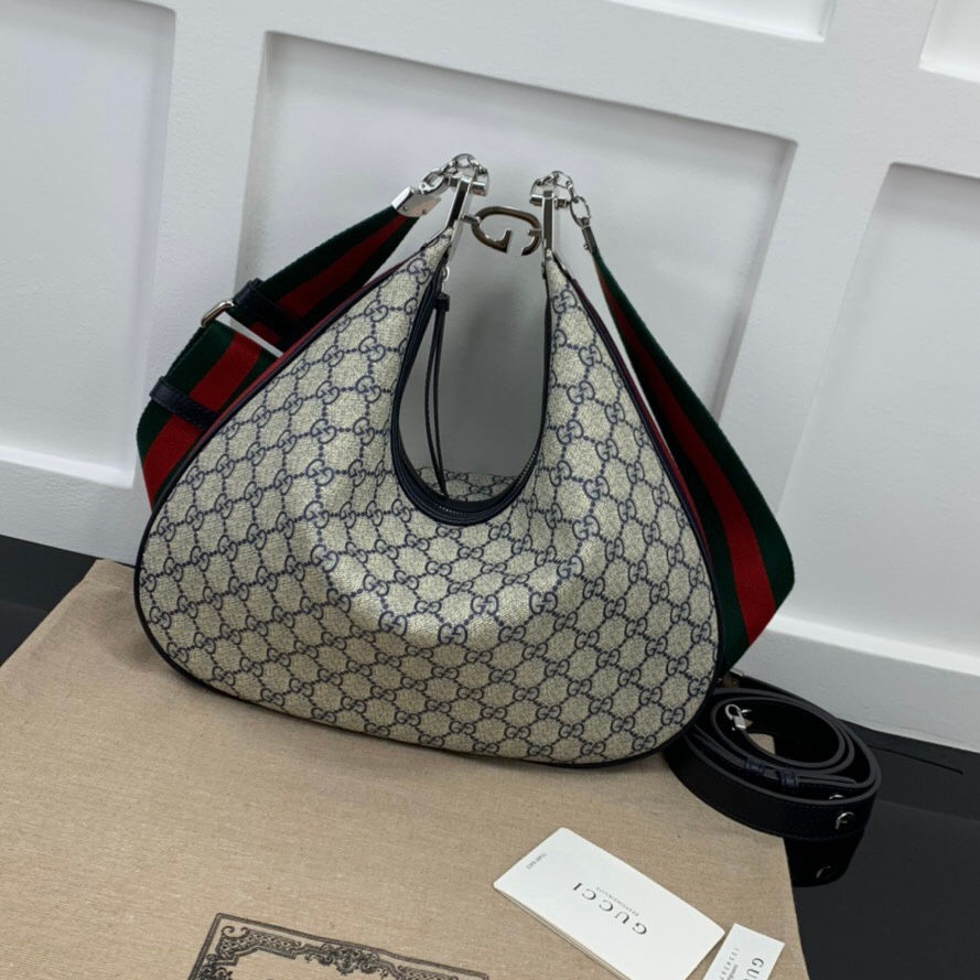 Gucci attache large shoulder bag- better than 1:1 quality (2 color options)