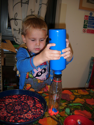 mixing colours