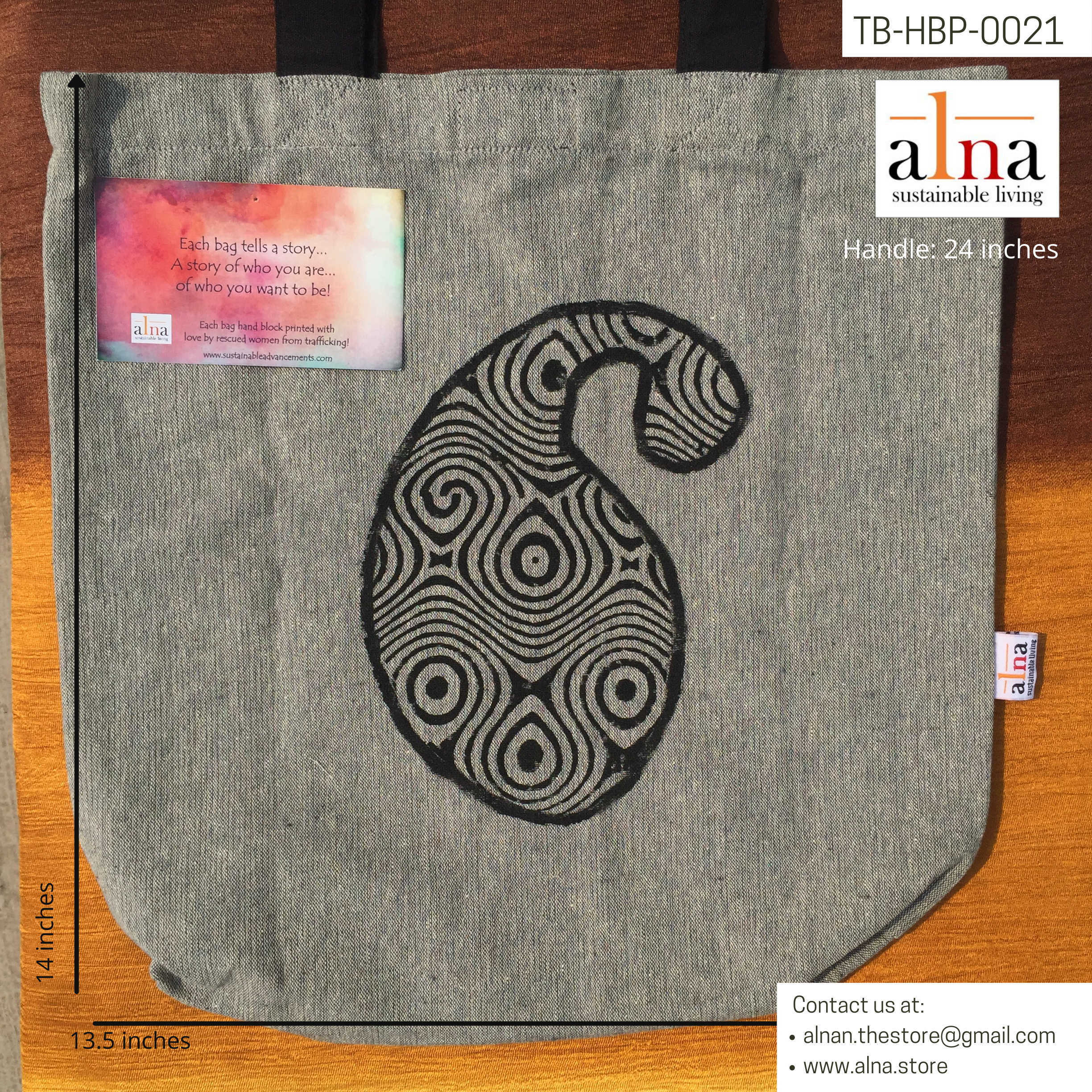 Fabulous Ethnic print Grey Tote bags