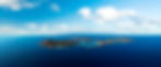 Panoramic view of the islands in the La Maddalena Archipelago