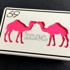 Kissing Camels Custom Belt Buckle
