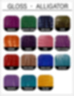 Thumbnail: Genuine Gloss Alligator Skin Golf Belt Swatch Colors by 59 Belts - Page 2