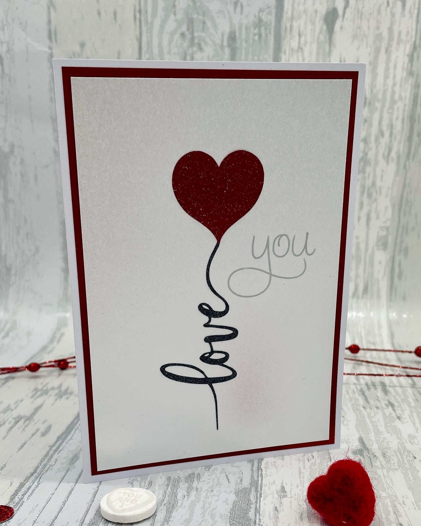 'Love You' Valentine's Card