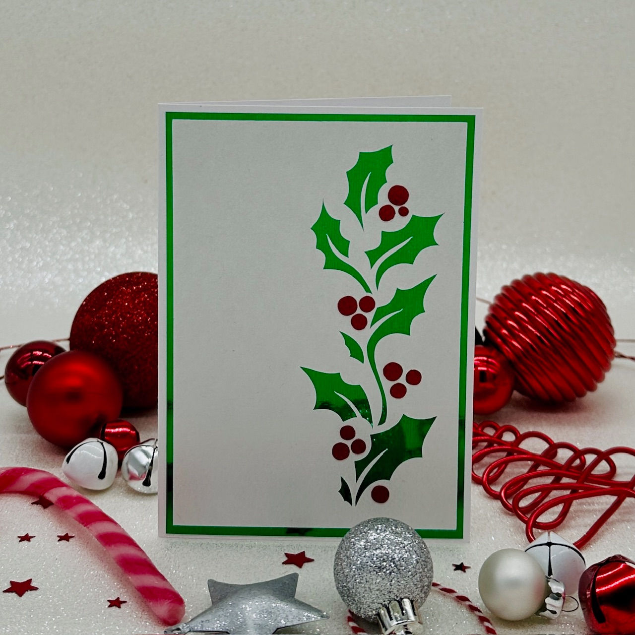 Jolly Holly Christmas Card