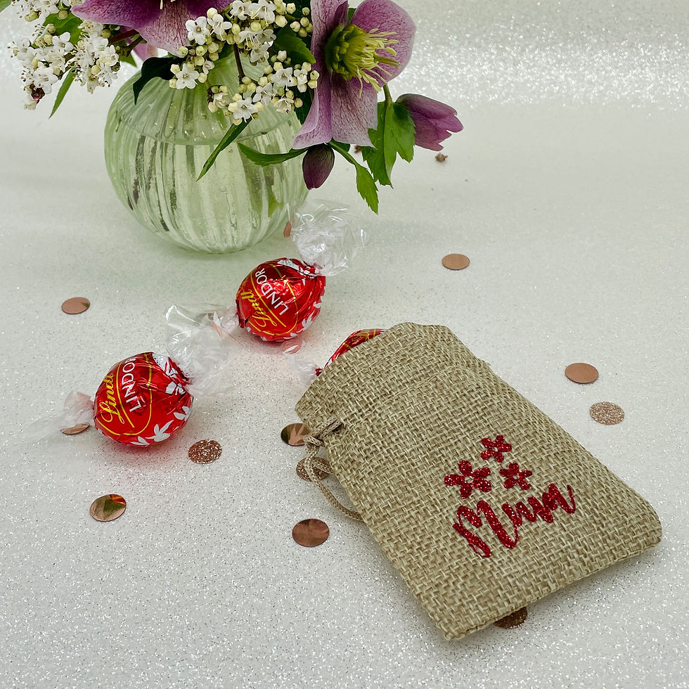 Thumbnail: 'Mum' Mini Hessian Gift Bag