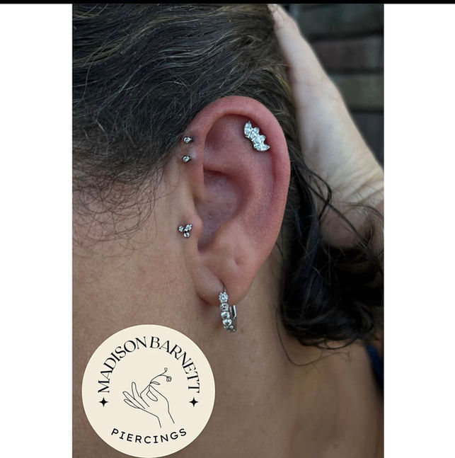 Helix Piercing by Madison at Fine Ink Oviedo