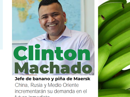 Clinton Machado: Jefe de banano y piña de Maersk.