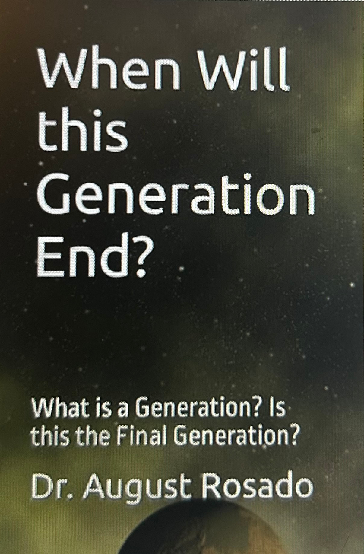 When Will This Generation End? (Book)