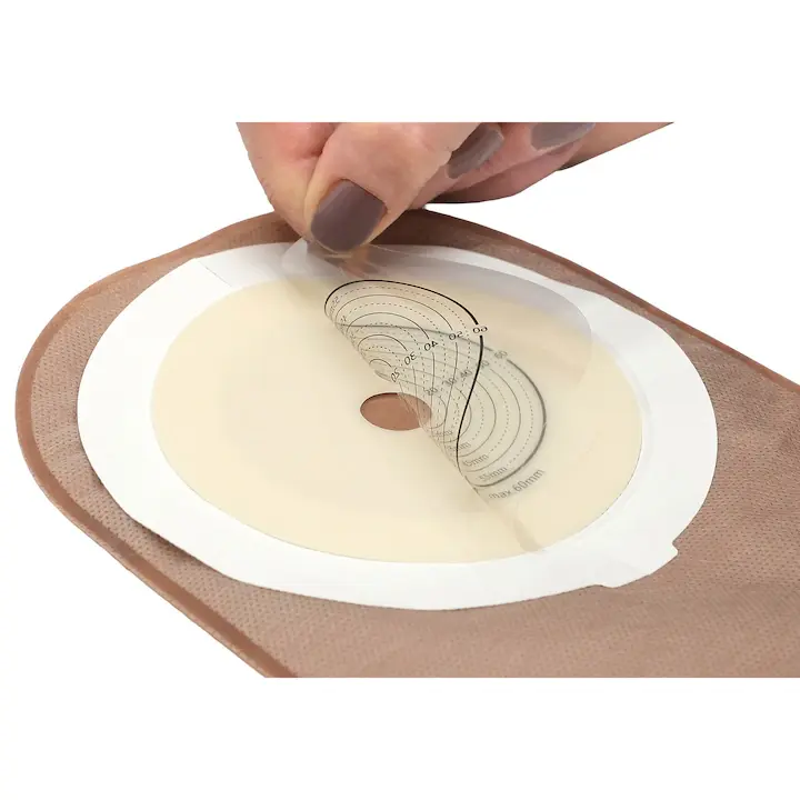 Miniatură: Punga colostomie/ileostomie Steadlive 20–60 mm cu BORDER,filtru,inchidere velcro