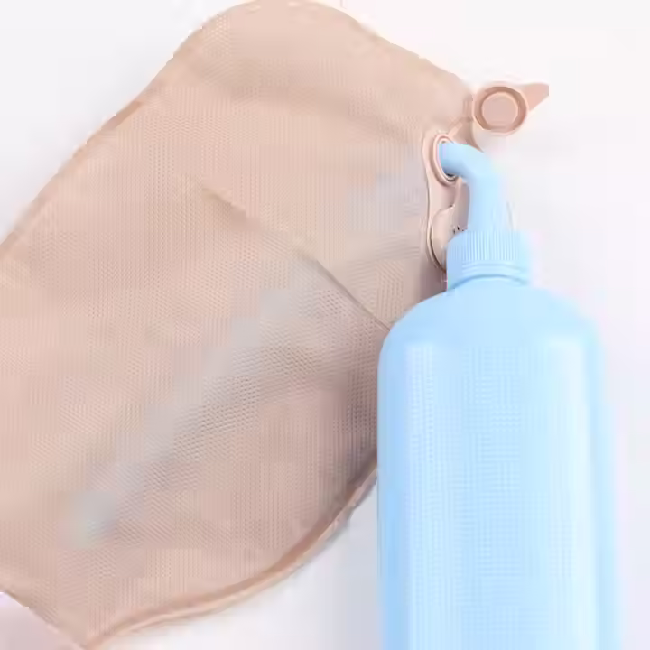 Miniatură: Punga colostomie/ileostomie20–65mm cu BORDER, filtru aerisire ULTRARAPIDA,velcro