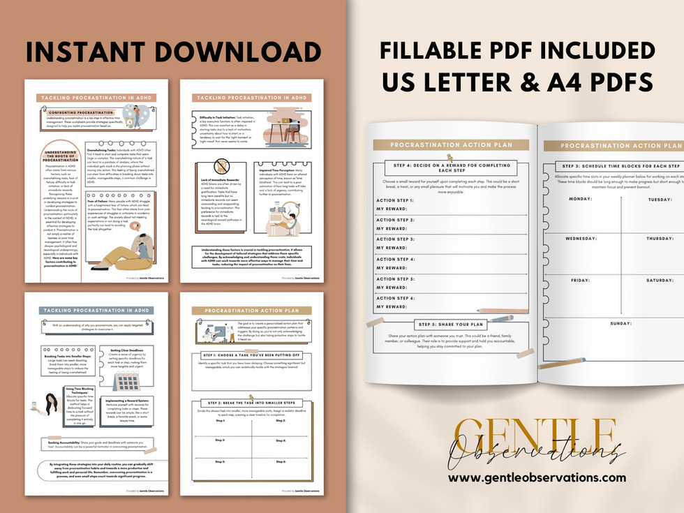 Emotionally Based School Avoidance workbook and fillable PDF