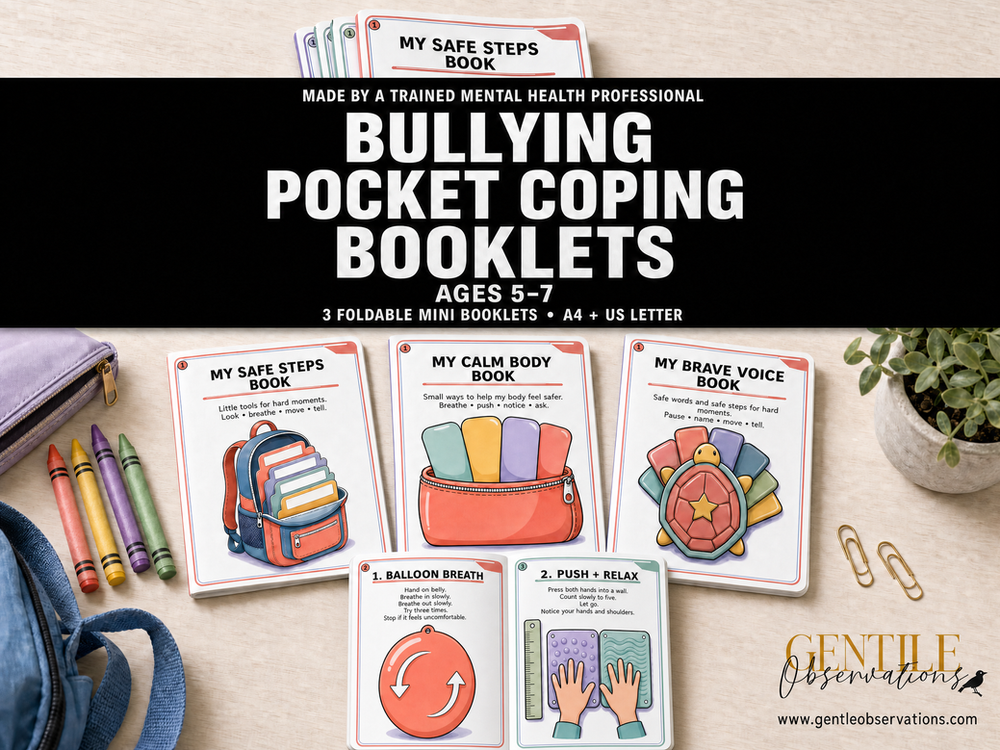Bullying In Schools Foldable Coping Skills Booklet: Suitable for Ages 5-7