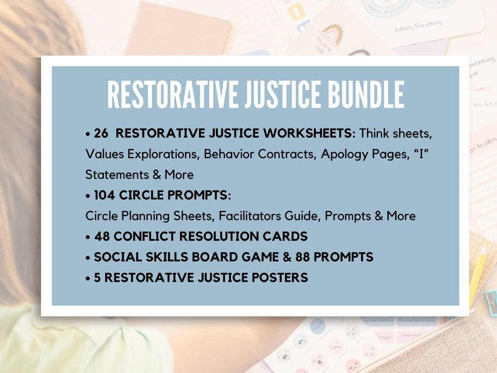 9 In 1 Restorative Justice Bundle