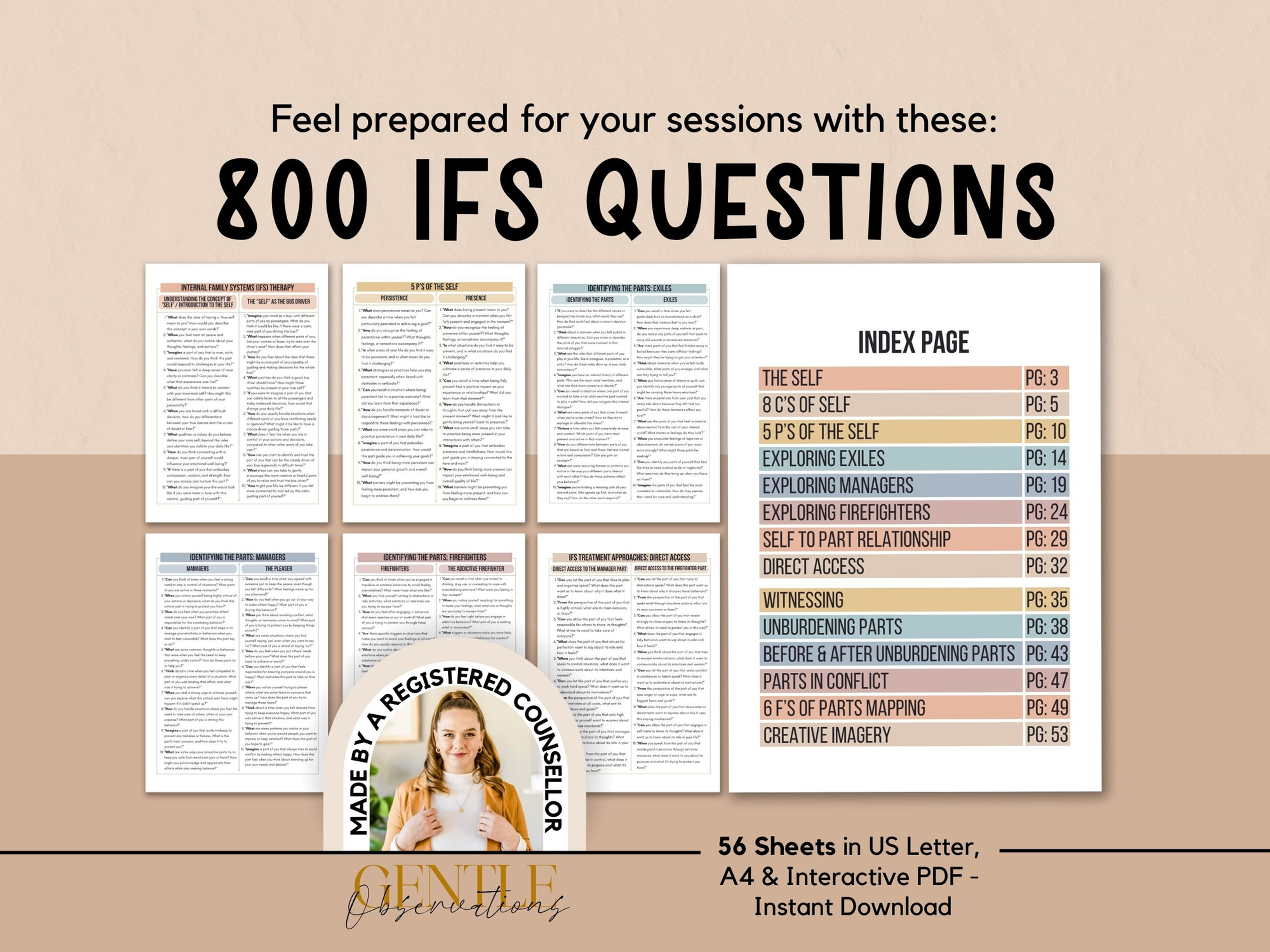 800 Internal Family Systems Questions