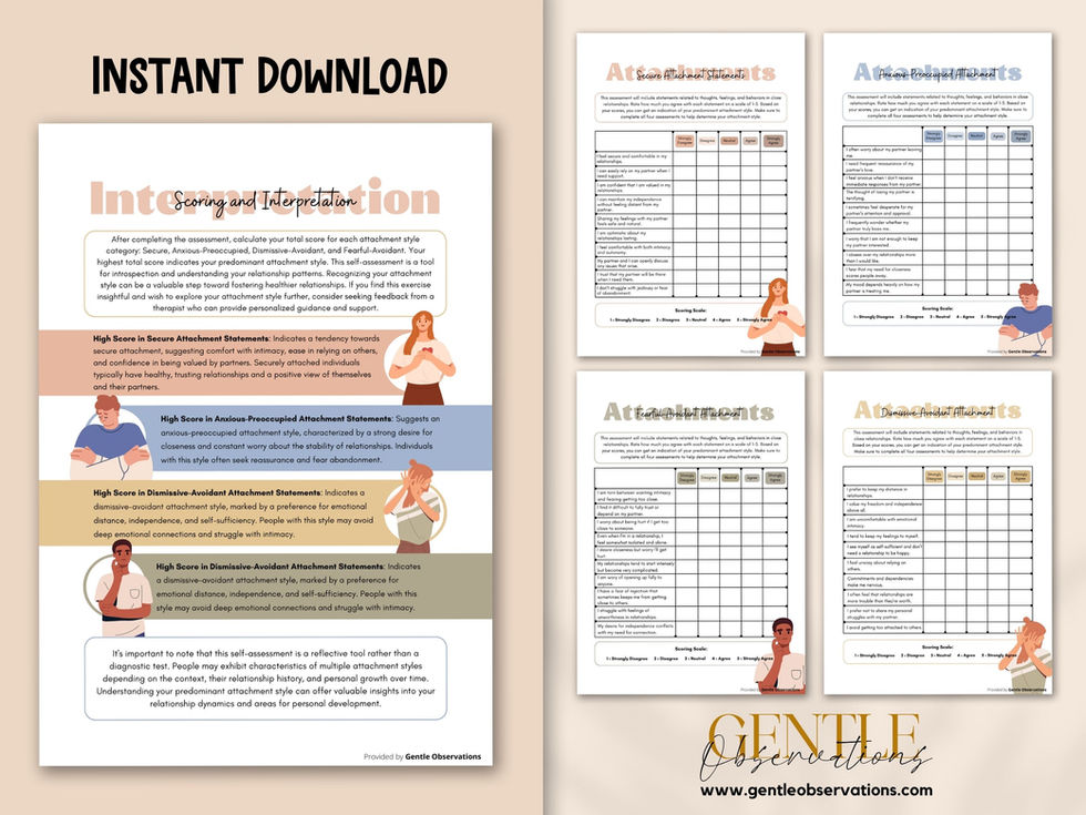 Sample pages from Emotionally Based School Avoidance workbook