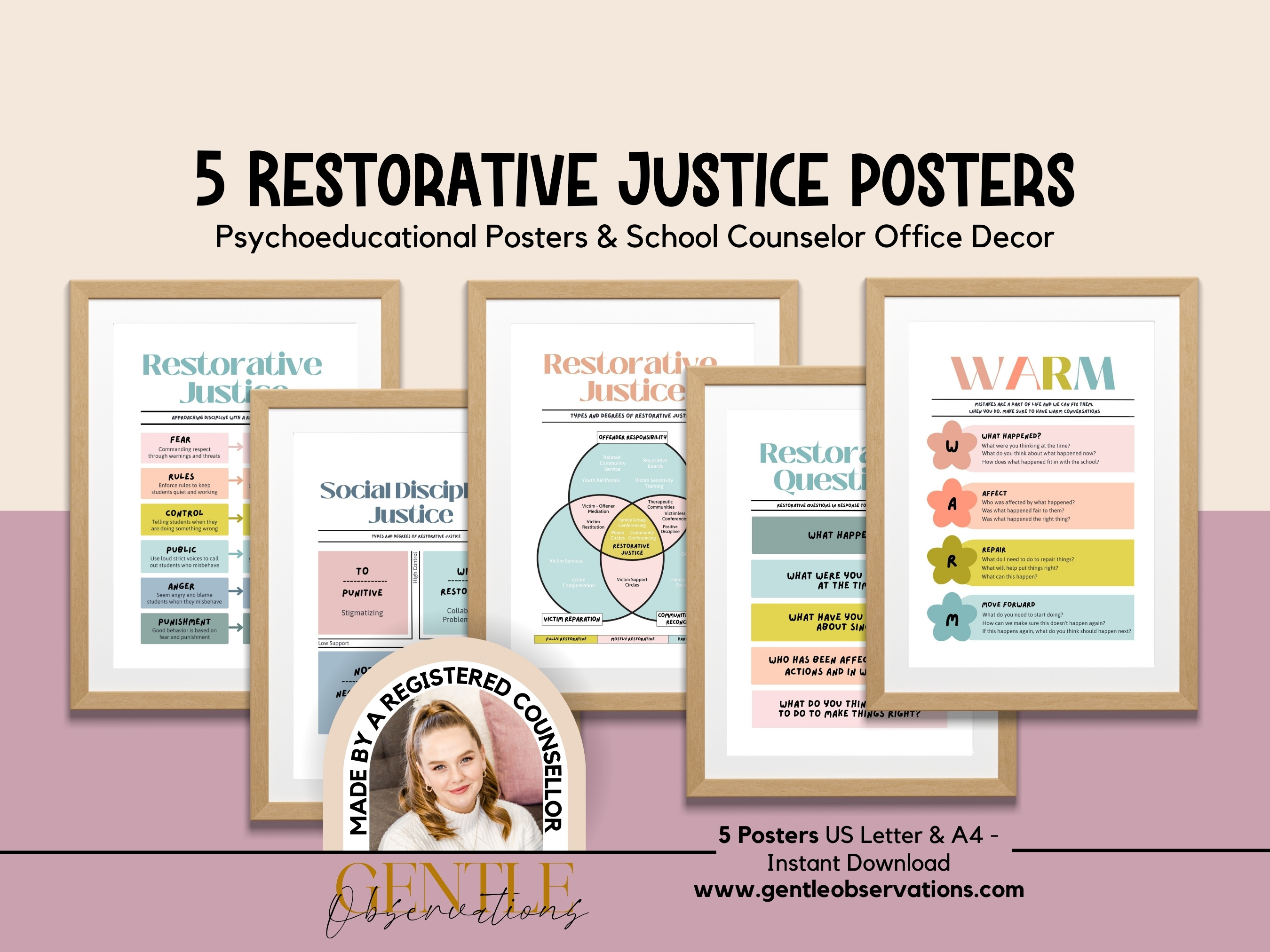Restorative Justice Poster Bundle