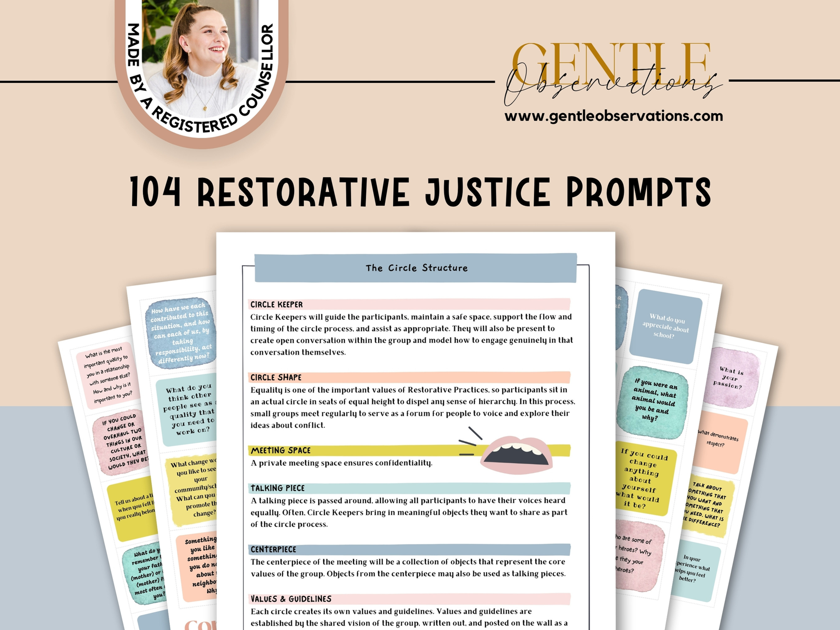 Restorative Justice Questions & Prompts