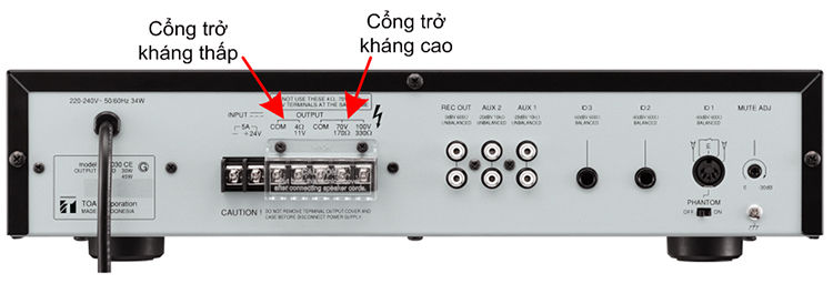 cách đấu nhiều loa vào ampli