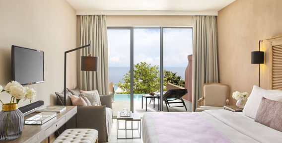 Junior suite with private pool at Nido, Mar-Bella Collection, Corfu