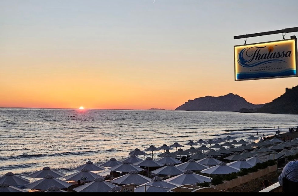 Thalassa Restaurant Wine Bar on Agios Gordios Beach, Corfu