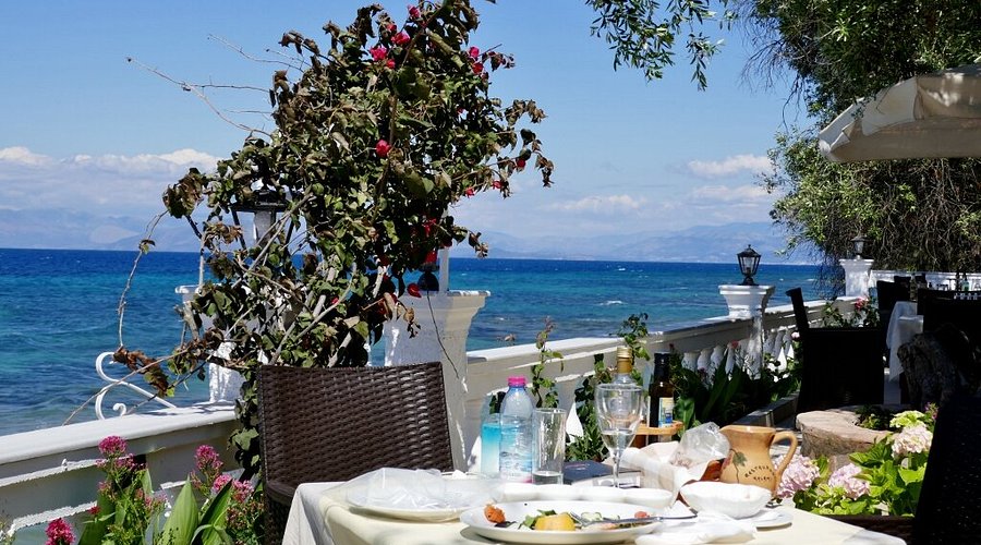 Taverna Kalami on Boukari Beach, Corfu