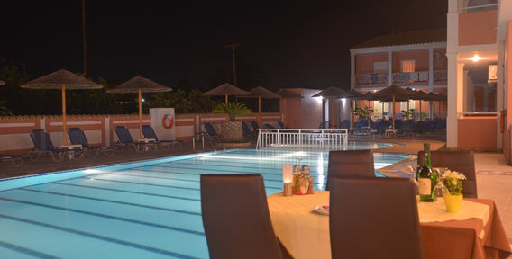 Angelina Hotel and Apartments swimming pool in Sidari, Corfu