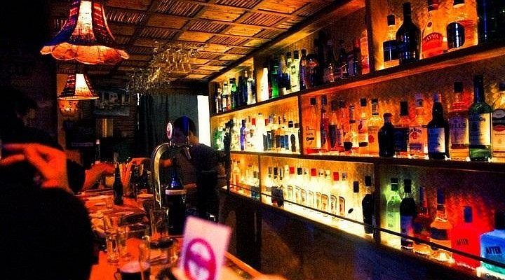 Zanzibar bar in Pelekas village, Corfu