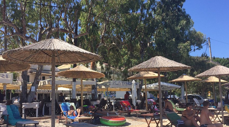 Spiros Karidis restaurant by the sea in Boukari, Corfu