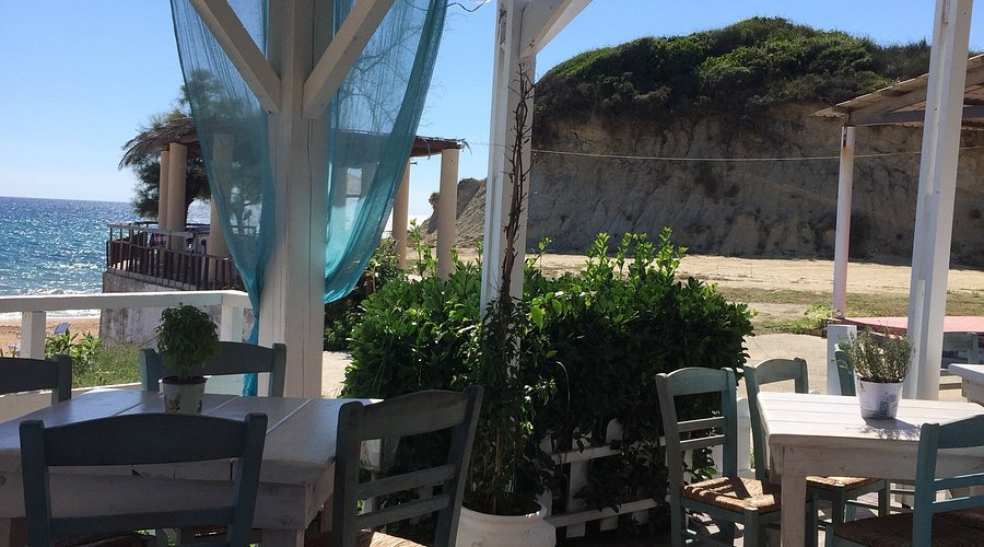 Nikos Restaurant at Marathias Beach, Corfu