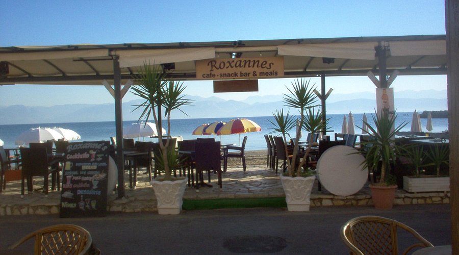 Roxannes seaside restaurant in Roda, Corfu