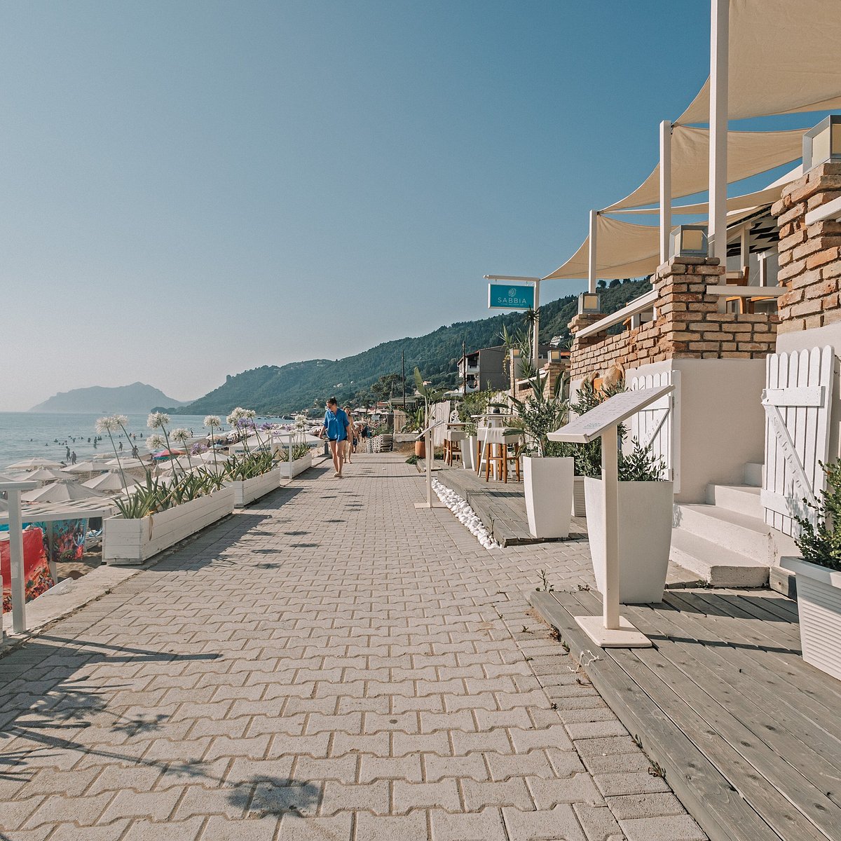 Sabbia Seaside Restaurant & Bar in Agios Gordios, Corfu